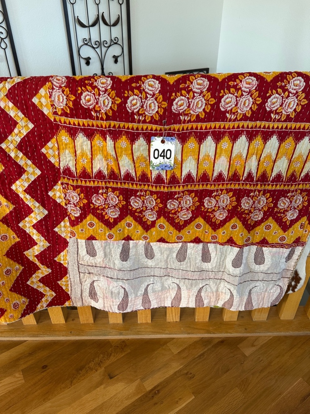 K40 Beauty of a Kantha Reversible Twin